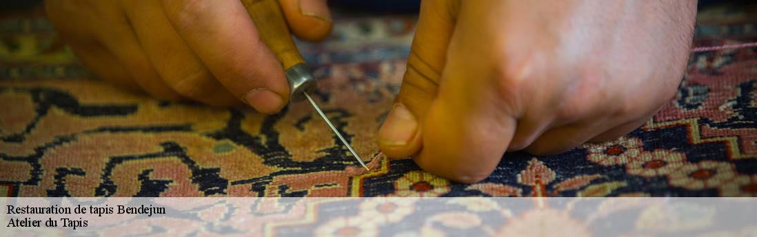 Restauration de tapis  bendejun-06390 Atelier du Tapis