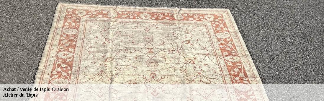 Achat / vente de tapis  oraison-04700 Atelier du Tapis