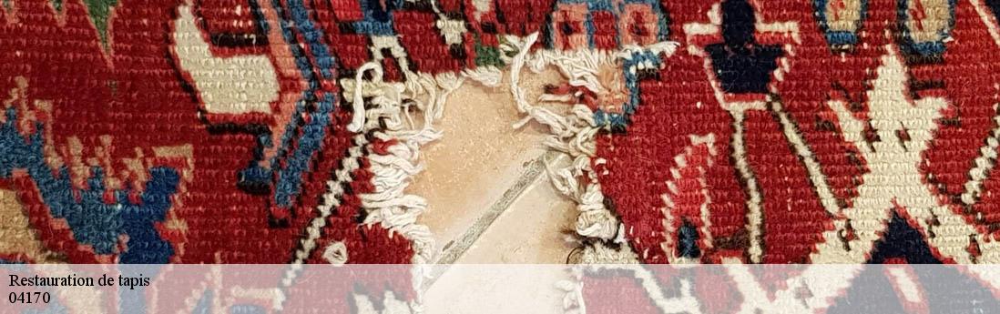 Restauration de tapis  thorame-haute-04170 Atelier du Tapis
