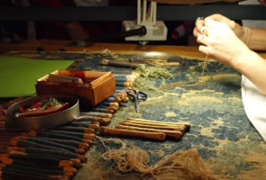 Restauration de tapis